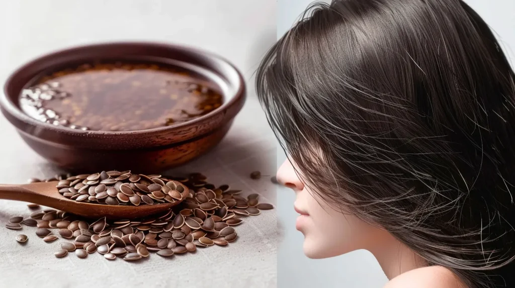 lniany żel glutek lniany na włosy