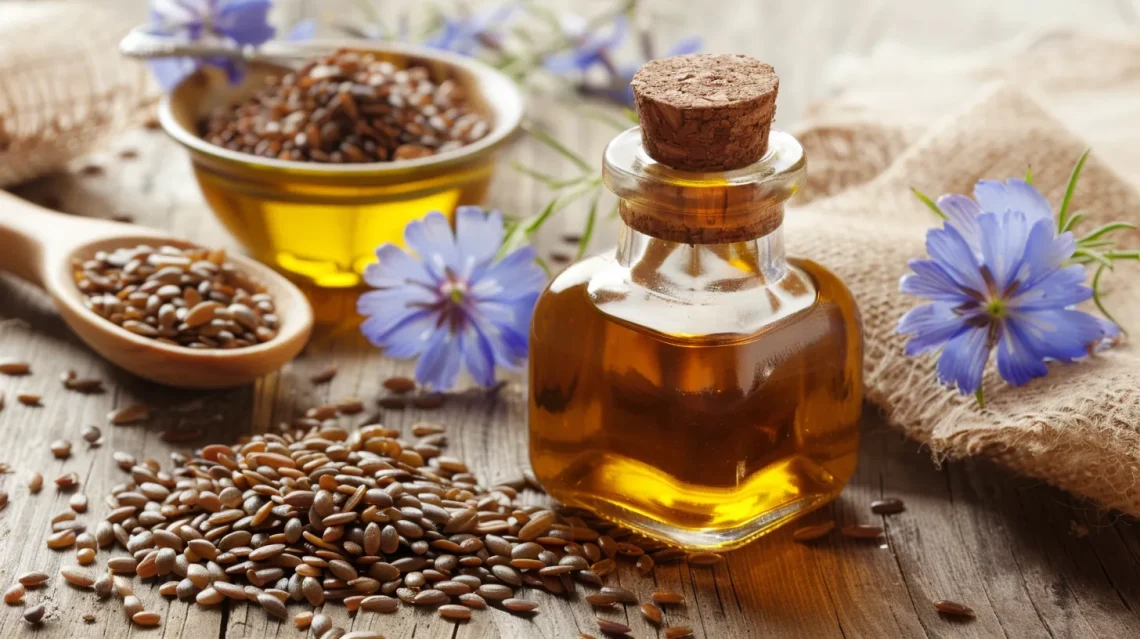 olej lniany na włosy