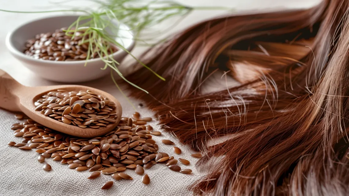 siemię lniane na włosy